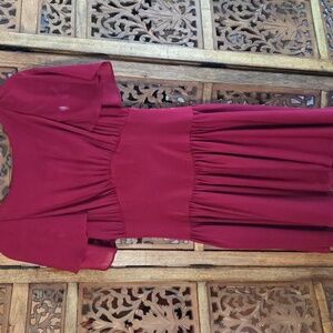 Viva Aviva Chic Burgundy Hourglass Dress